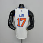 Camisa NBA NY Knicks #17 Lin - 75° Aniversário White