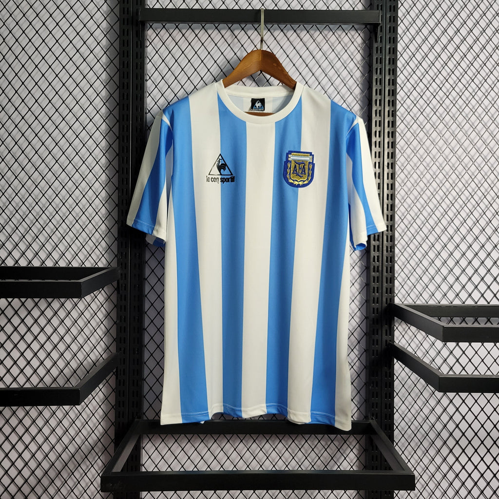 Camisa Argentina Titular 1986 - Versão (Retrô)