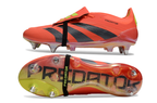 Adidas Predator Elite Fold-Over Tongue SG - Laranja, Cinza, Preta e Verde