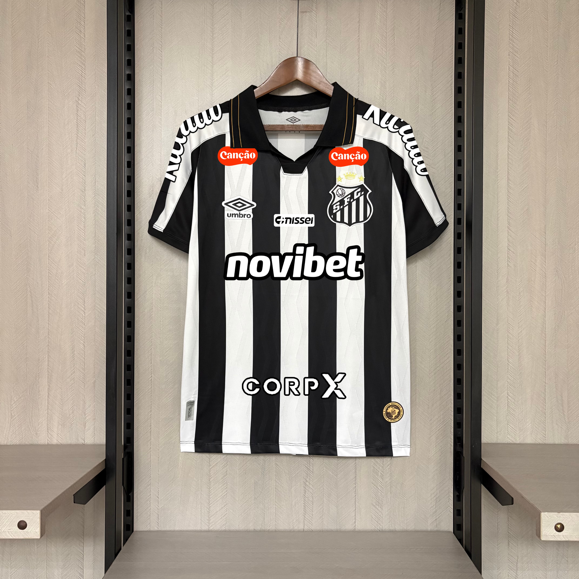 Camisa Santos 2026 Away (Todos os Patrocínios) - (Torcedor)