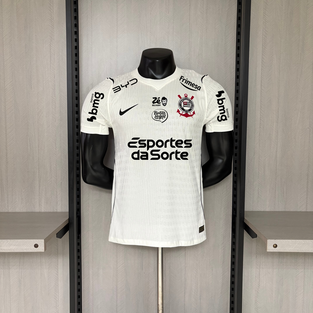 Camisa Corinthians 2026 Home (Todos os Patrocínios) - (Jogador)