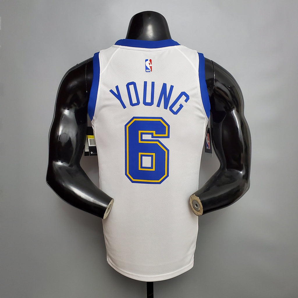 Camisa NBA Golden State Warriors #6 Young - (Retrô) White