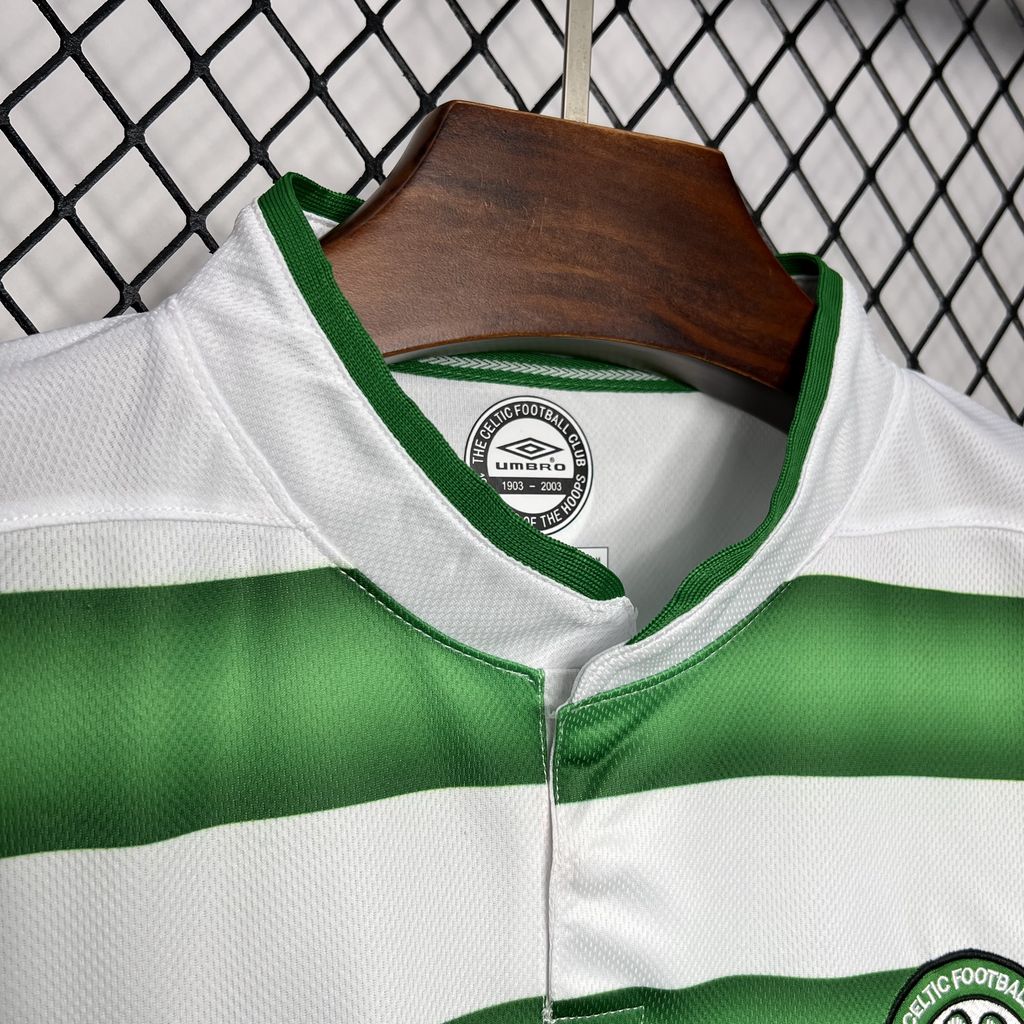 Camisa Celtic Titular 03/04 - Versão (Retrô)