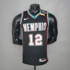 Camisa NBA Memphis Grizzlies #12 Morant - (Retrô) Black