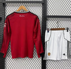 Kit Manchester United 25/26 Home - (Torcedor) Manga Longa