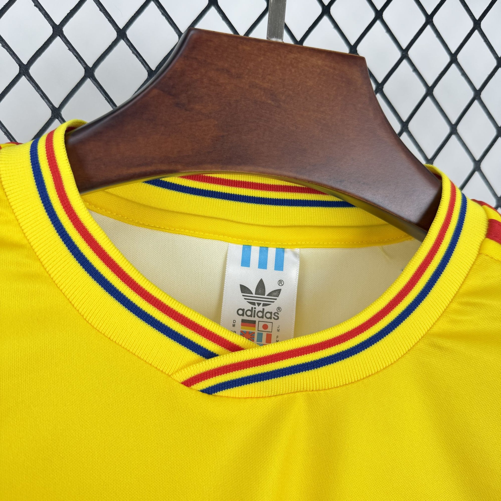 Camisa Colômbia 1990 Home - (Retrô) Manga Longa