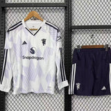 Kit Manchester United 25/26 Away - (Torcedor) Manga Longa