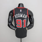 Camisa NBA Chicago Bulls #91 Rodman - Flyers Black