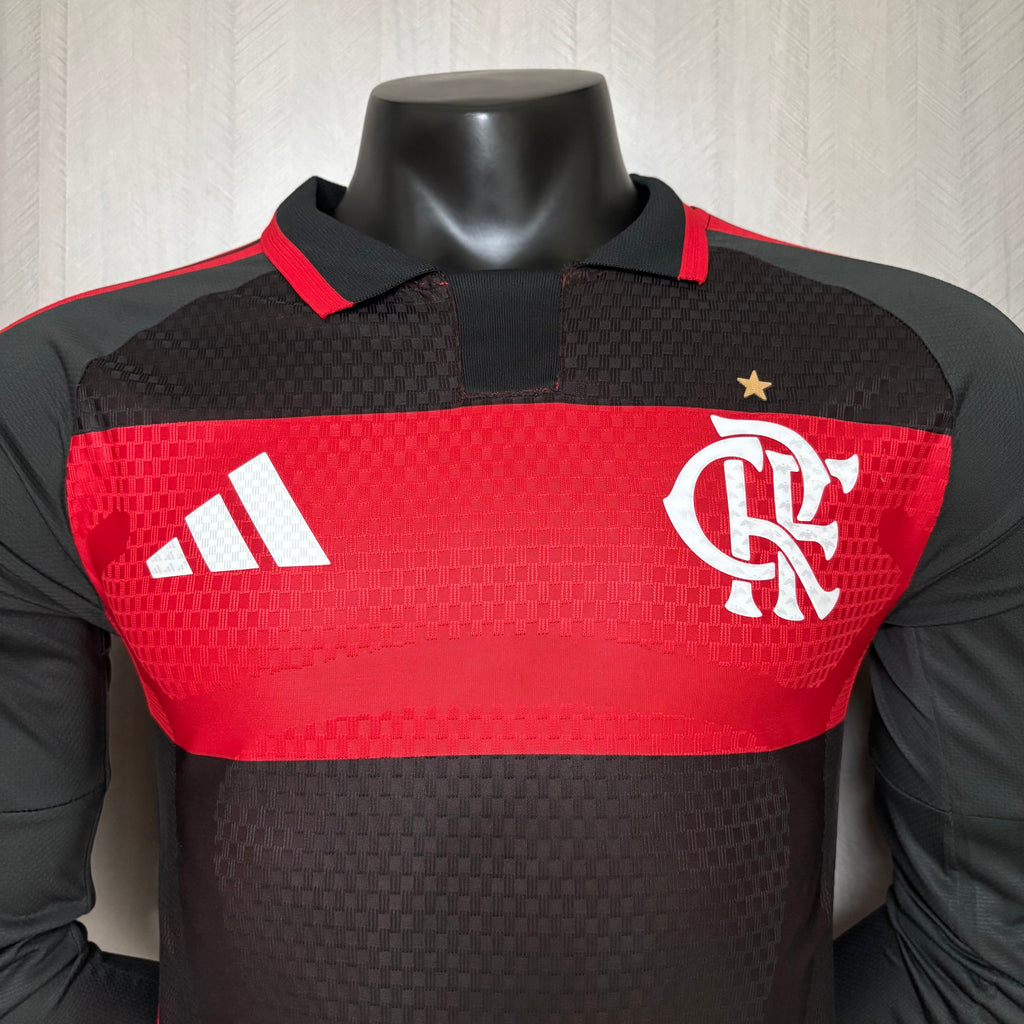 Camisa Flamengo 2026 Home - (Jogador) Manga Longa