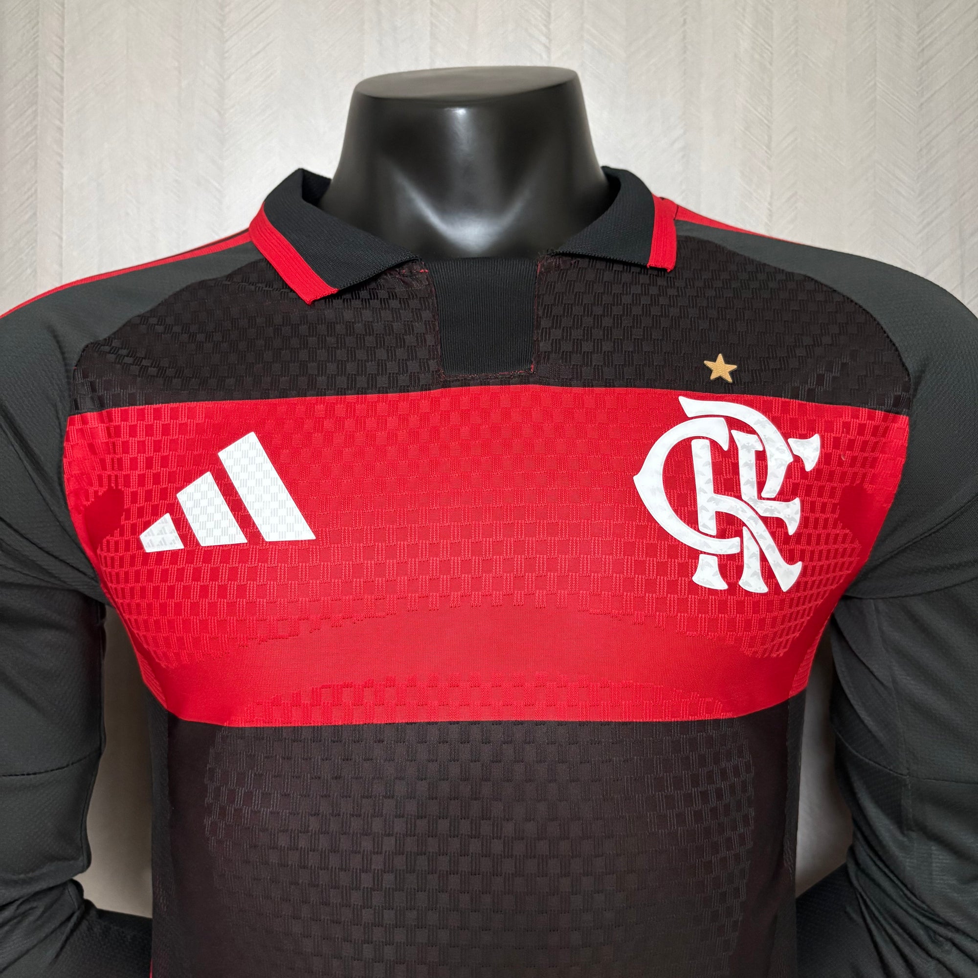 Camisa Flamengo 2026 Home - (Jogador) Manga Longa