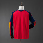 Camisa Espanha 2026 Home - (Torcedor) Manga Longa