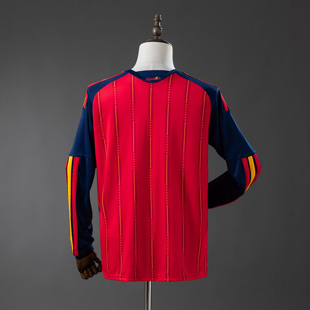 Camisa Espanha 2026 Home - (Torcedor) Manga Longa