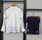 Kit Manchester United 25/26 Away - (Torcedor) Manga Longa