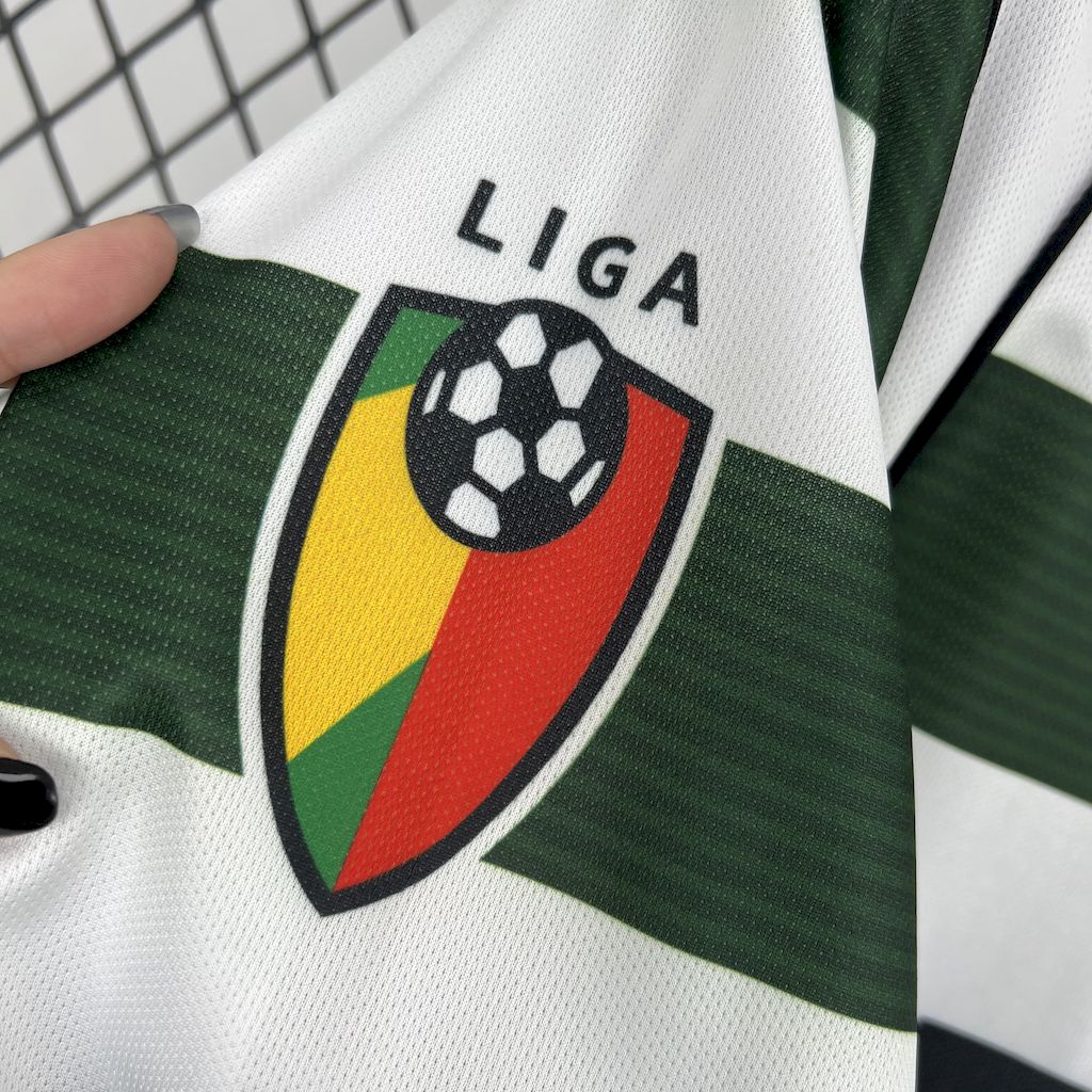 Camisa Sporting Titular 01/02 - Versão (Retrô) Manga Comprida