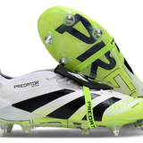 Adidas Predator Elite Fold-Over Tongue SG - Branca, Verde e Preta - Radiant Blaze Pack