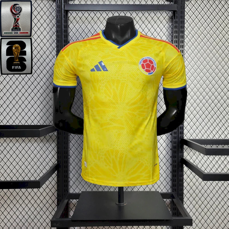 Camisa Colômbia 2026 Home - (Com Patchs) (Jogador)