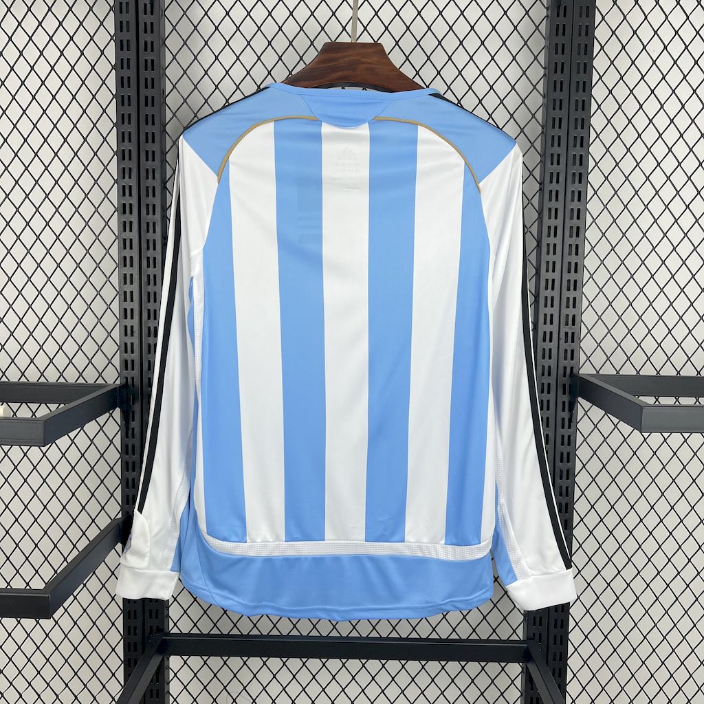 Camisa Argentina Titular 06/07 - Versão (Retrô) Manga Comprida
