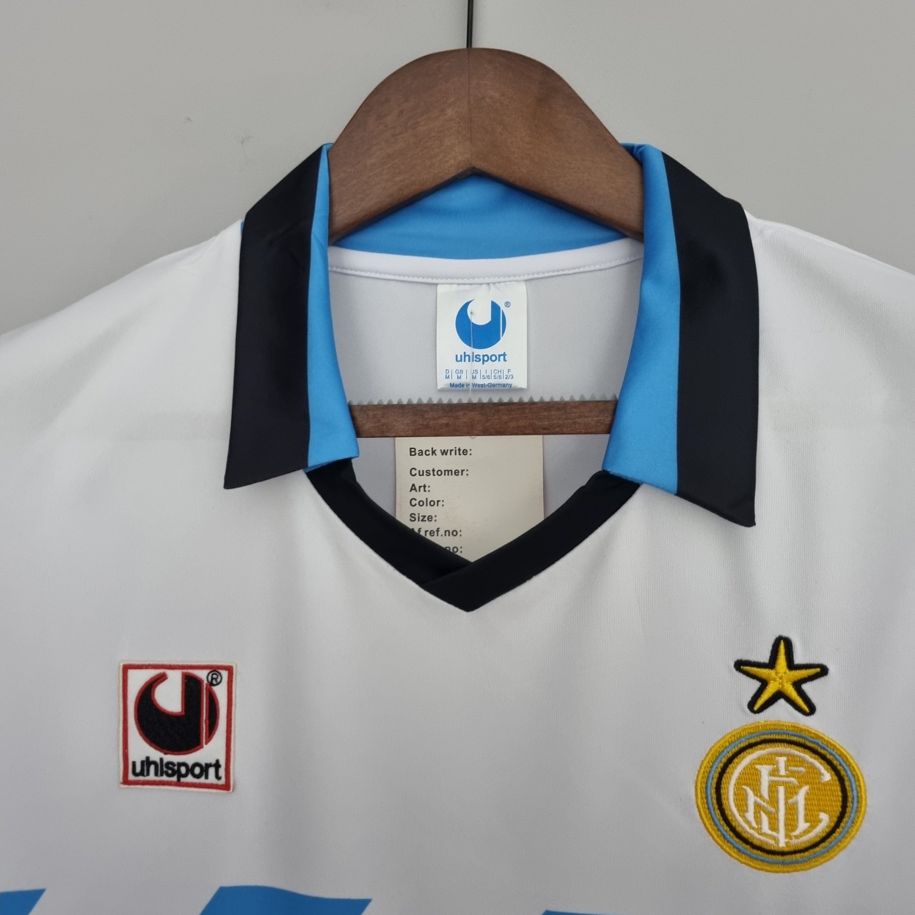 Camisa Inter de Milão Reserva 90/91 - Versão (Retrô)