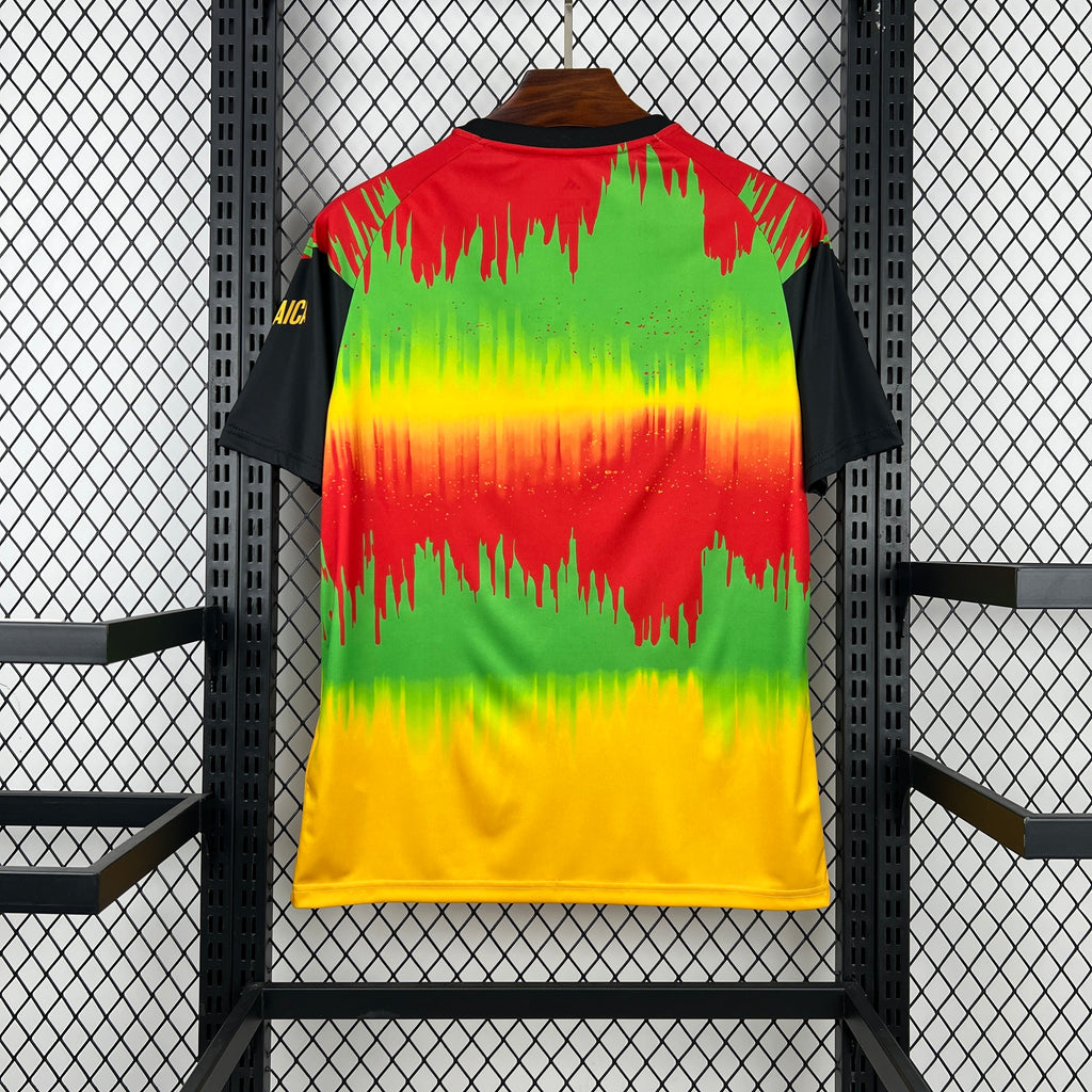 Camisa Jamaica 2026 Pré-Jogo Bob Marley - (Torcedor)