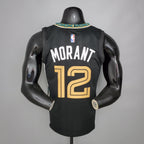Camisa NBA Memphis Grizzlies #12 Morant - City Edition Black