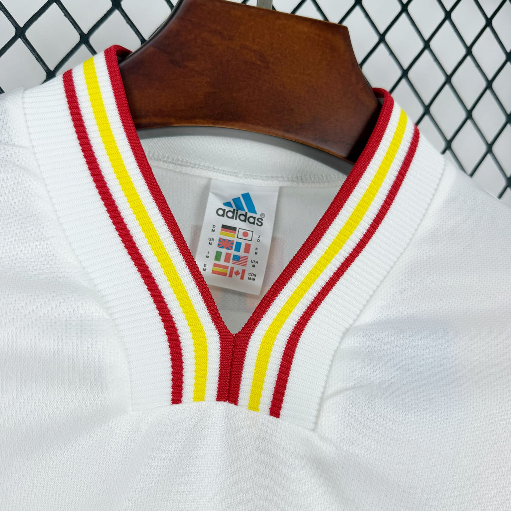 Camisa Espanha 1996 Away - (Retrô) Manga Longa