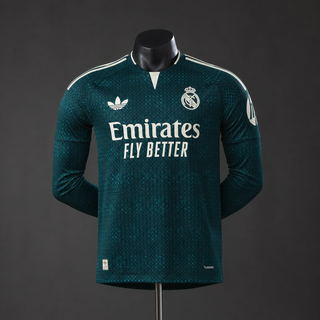 Camisa Real Madrid 26/27 Away - (Jogador) Manga Longa