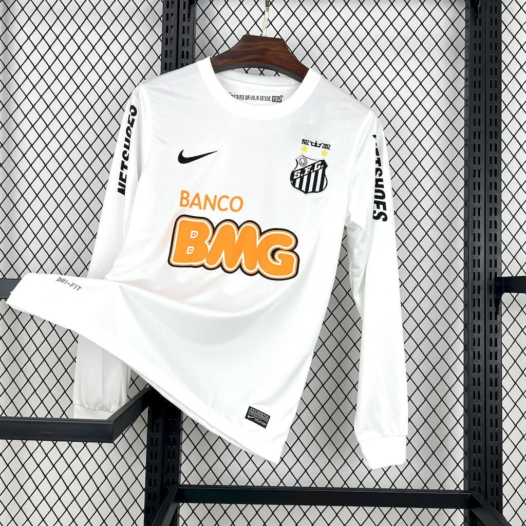 Camisa Santos Titular 11/12 - Versão (Retrô) Manga Comprida