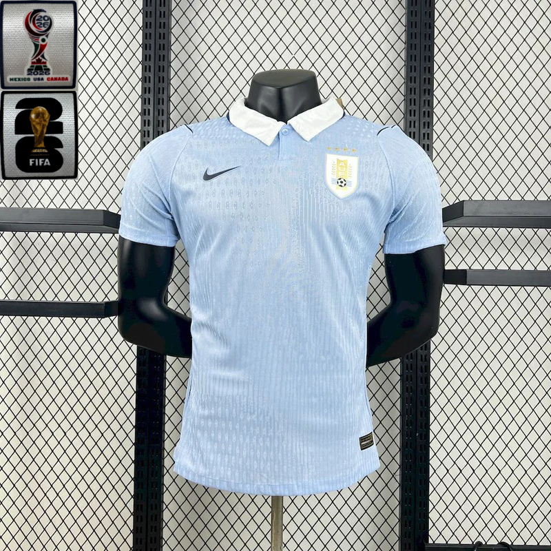 Camisa Uruguai 2026 Home - (Com Patchs) (Jogador)