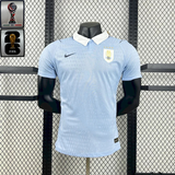 Camisa Uruguai 2026 Home - (Com Patchs) (Jogador)
