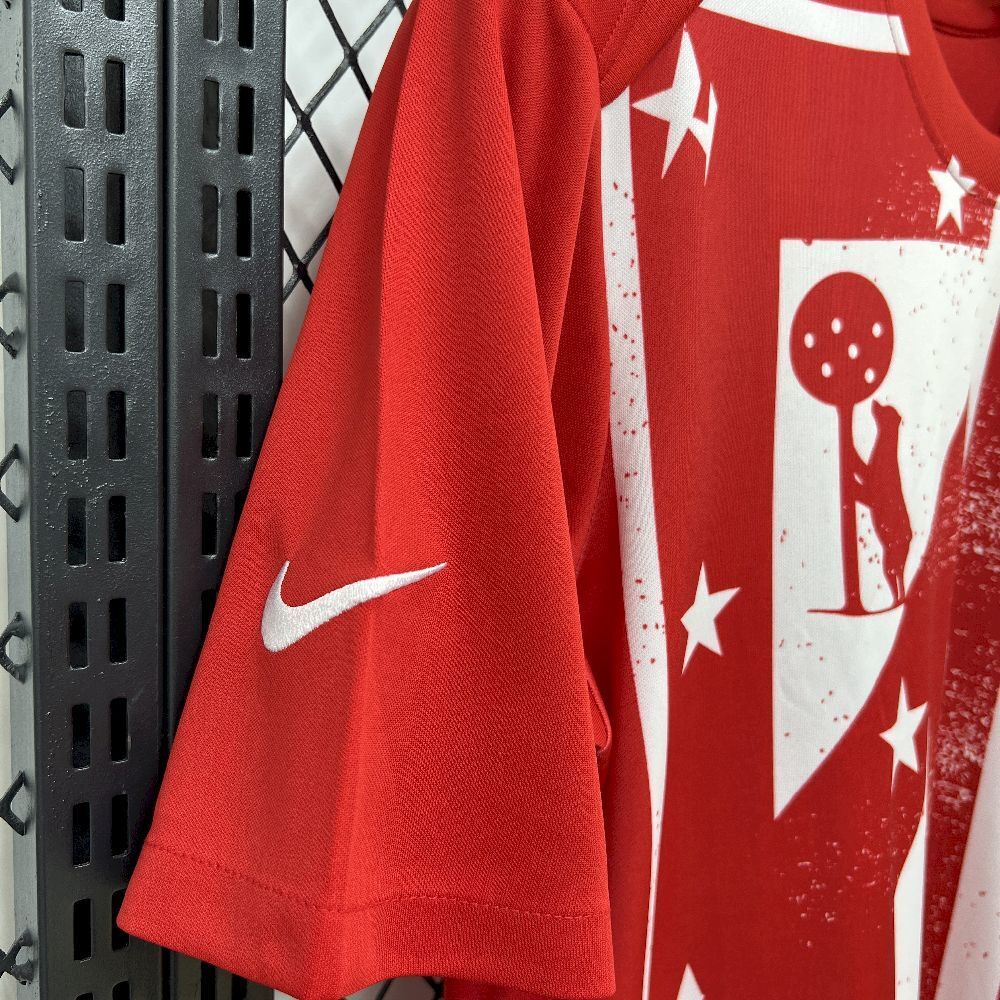 Camisa Atlético de Madrid 25/26 Pré-Jogo Home - (Torcedor)