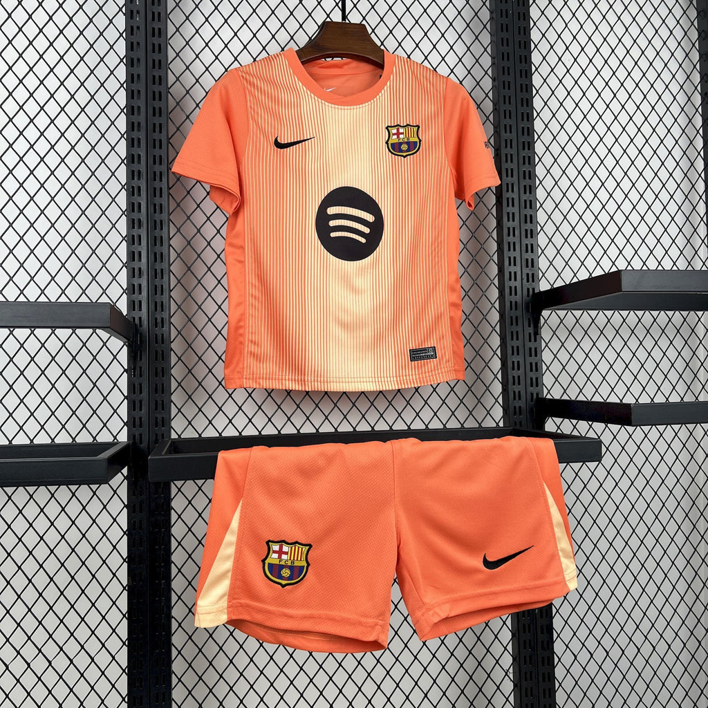 Kit Infantil Barcelona 25/26 Goleiro Fourth