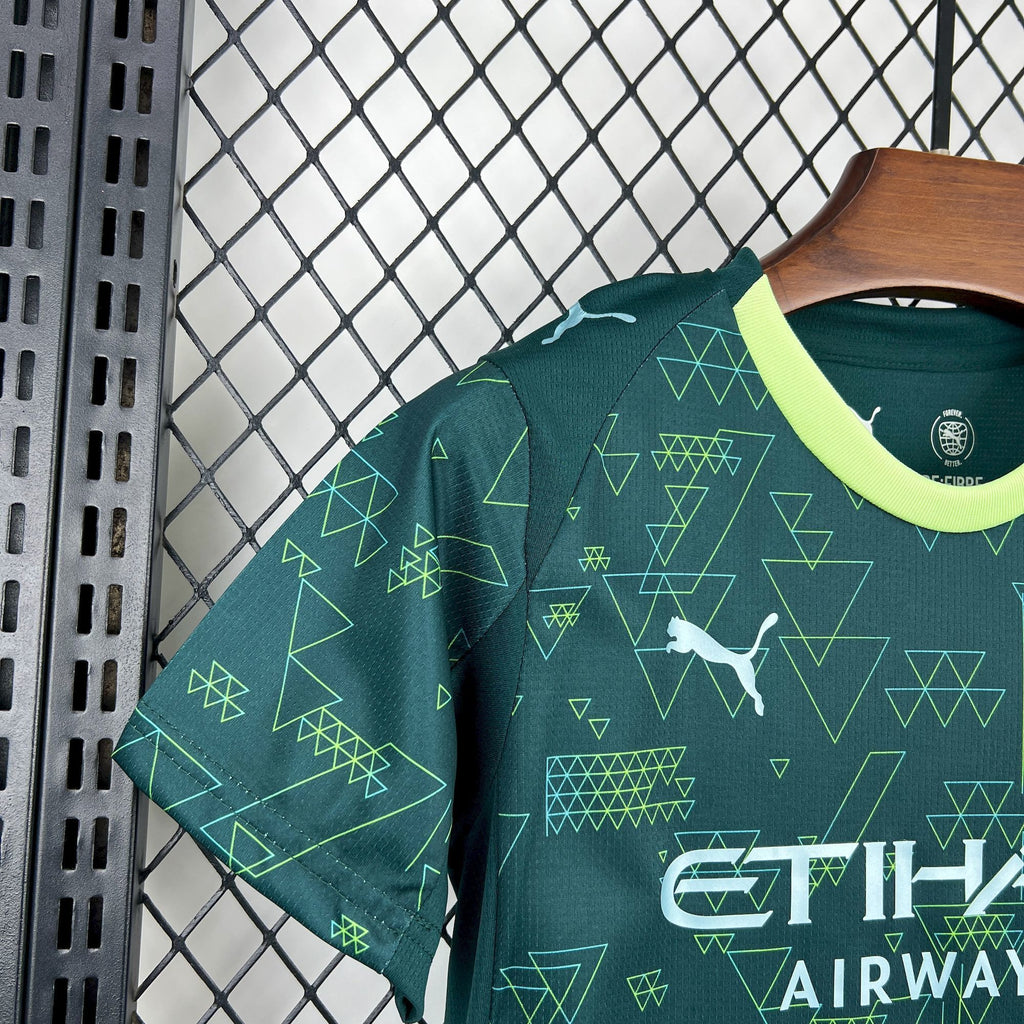 Kit Infantil Manchester City 25/26 Fourth