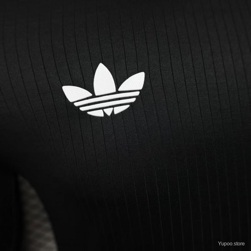 Camisa Alemanha 2025 Aniversário 125 Anos (Black) - (Jogador) Manga Longa