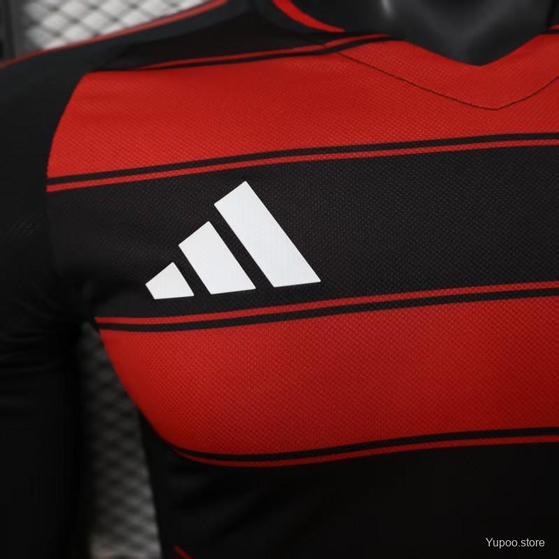 Camisa Flamengo 2025 Home - (Jogador) Manga Longa