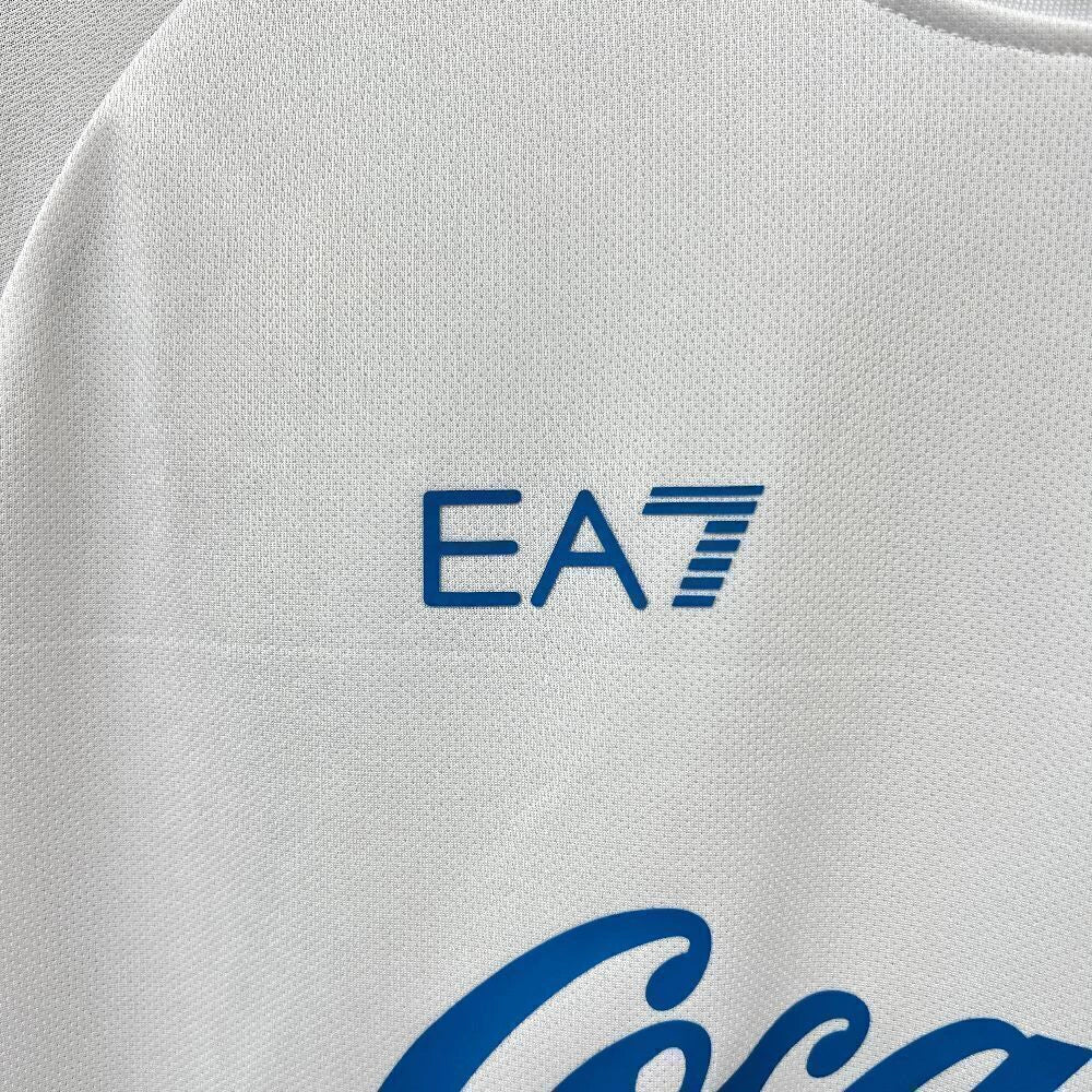 Camisa Napoli 25/26 Pré-Jogo - (Torcedor) Manga Longa