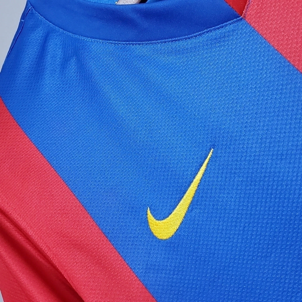 Camisa Barcelona 06/07 Home - (Retrô) Manga Longa