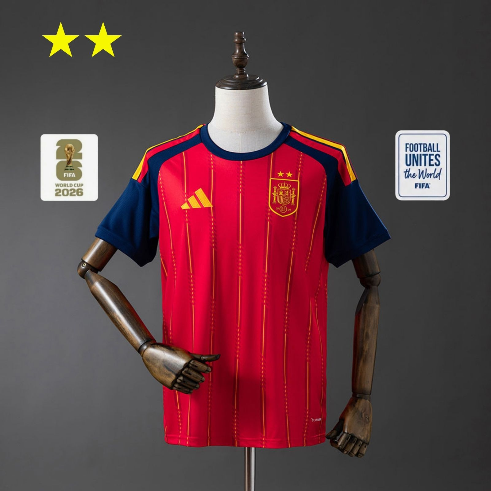 Camisa Espanha 2026 Home - (Com Patch) (Torcedor)