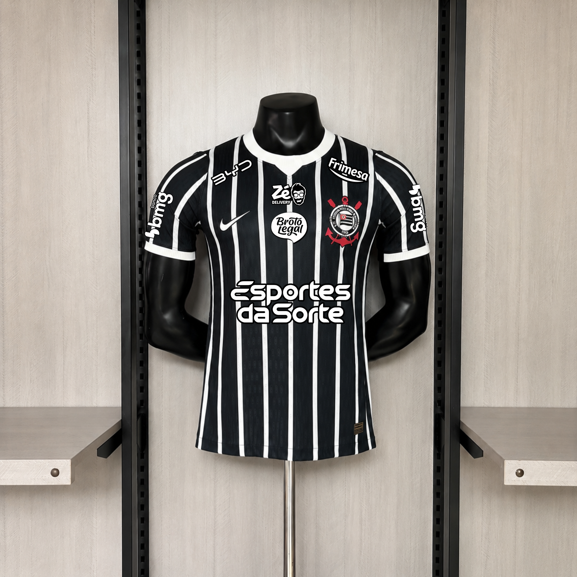 Camisa Corinthians 2026 Away (Todos os Patrocínios) - (Jogador)