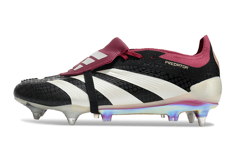 Adidas Predator Elite Fold-Over Tongue SG - Preta e Vinho