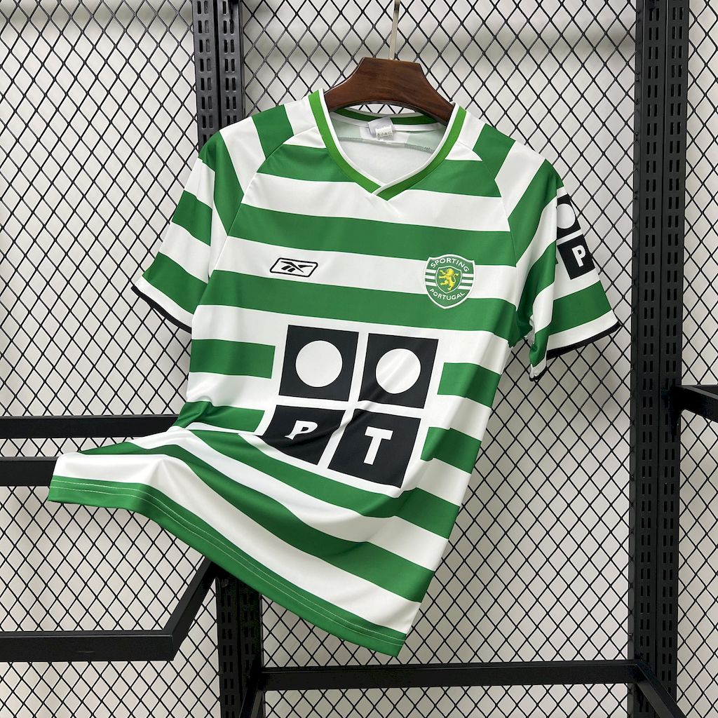 Camisa Sporting Titular 03/04 - Versão (Retrô)