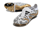 Adidas Predator Elite Fold-Over Tongue SG - Branca, Dourada e Preta