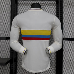 Camisa Colômbia Aniversário De 100 Anos Adidas 24/25 - Versão (Jogador) Manga Comprida