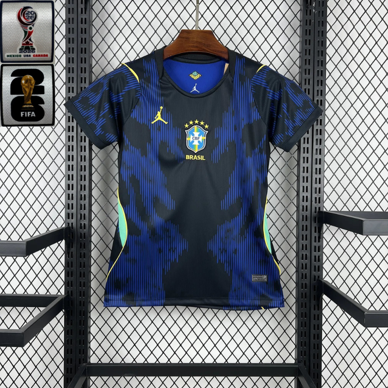 Camisa Brasil 2026 Away - (Com Patchs) (Feminina)