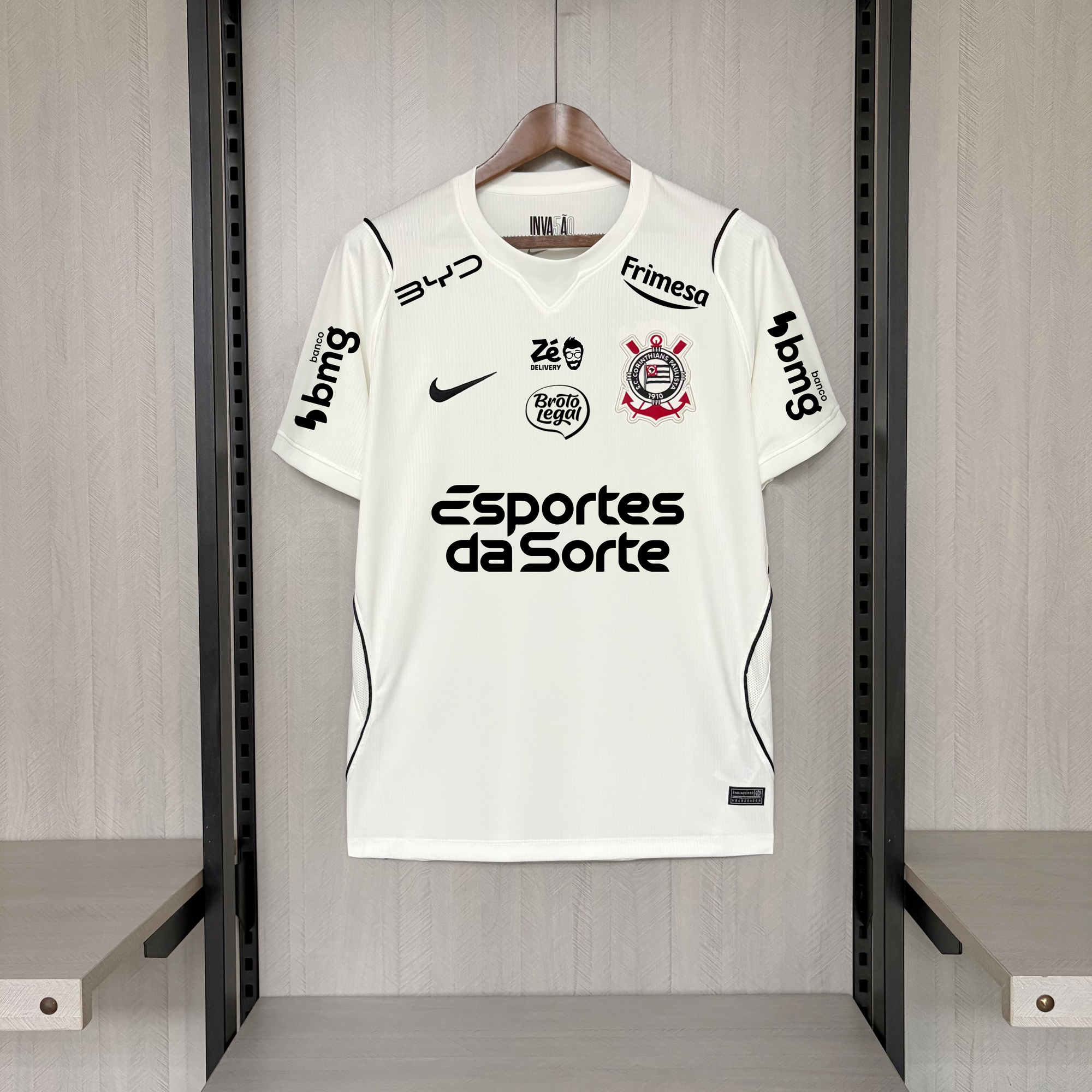 Camisa Corinthians 2026 Home (Todos os Patrocínios) - (Torcedor)