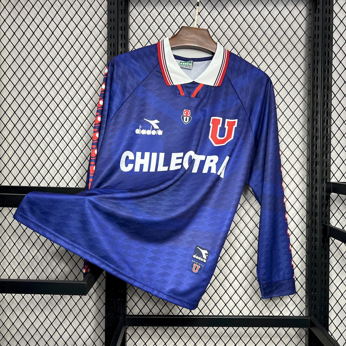 Camisa Universidad de Chile Titular 1996 - Versão (Retrô) Manga Comprida