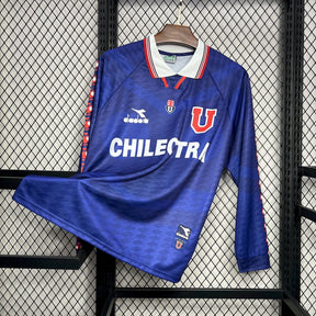 Camisa Universidad de Chile Titular 1996 - Versão (Retrô) Manga Comprida