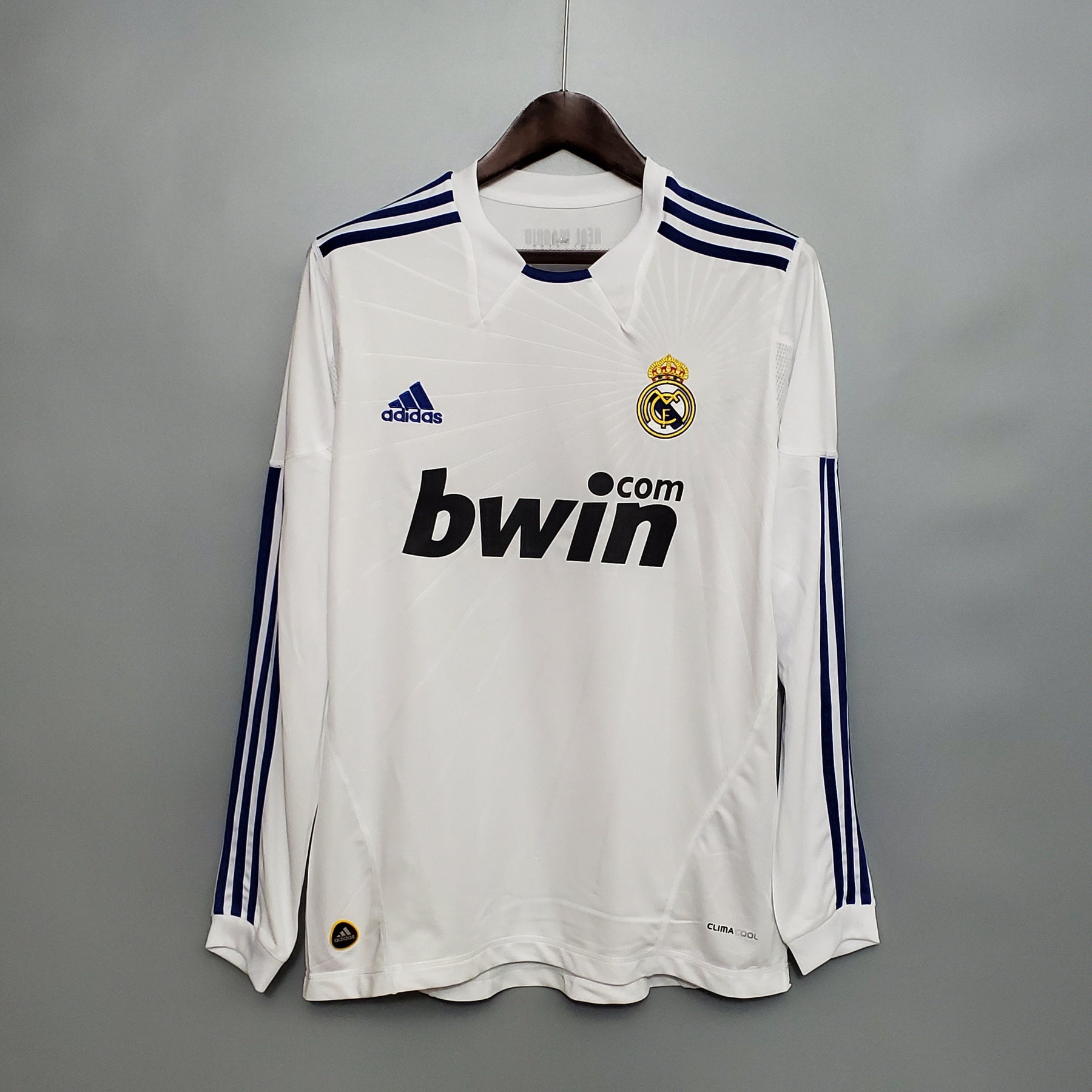 Camisa Real Madrid Titular 10/11 - Versão (Retrô) Manga Comprida