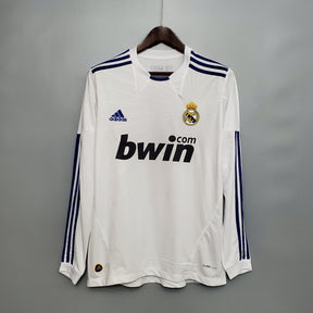Camisa Real Madrid Titular 10/11 - Versão (Retrô) Manga Comprida
