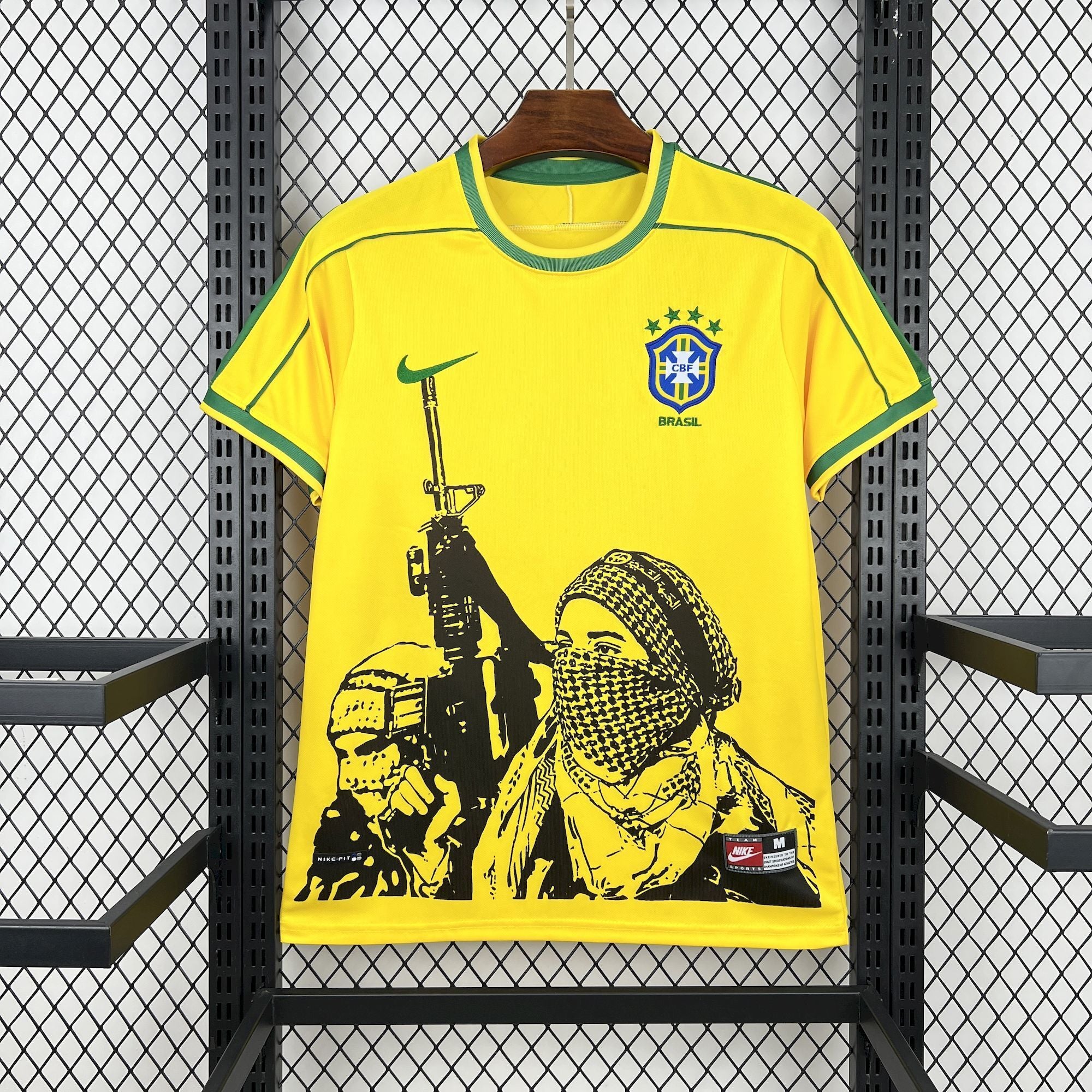 Camisa Brasil x Soldier 1998 Home - (Retrô)