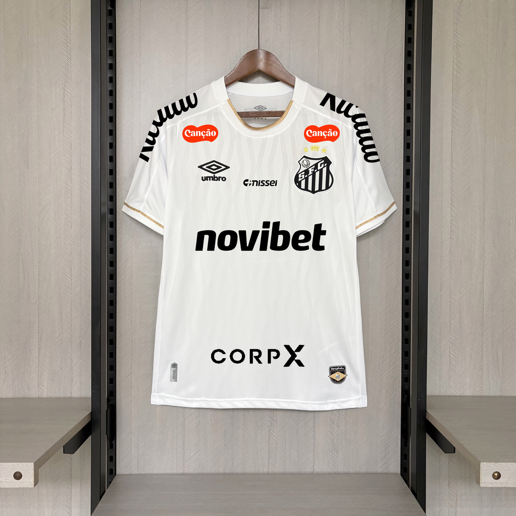 Camisa Santos 2026 Home (Todos os Patrocínios) - (Torcedor)